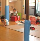 ここでお晝寢もします。